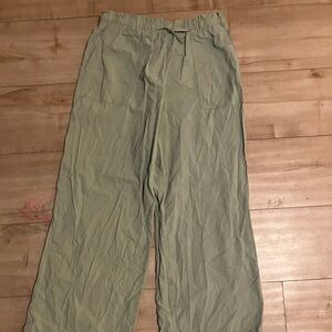 art class Olive Green Wide-Leg Pull-On Kids Pants